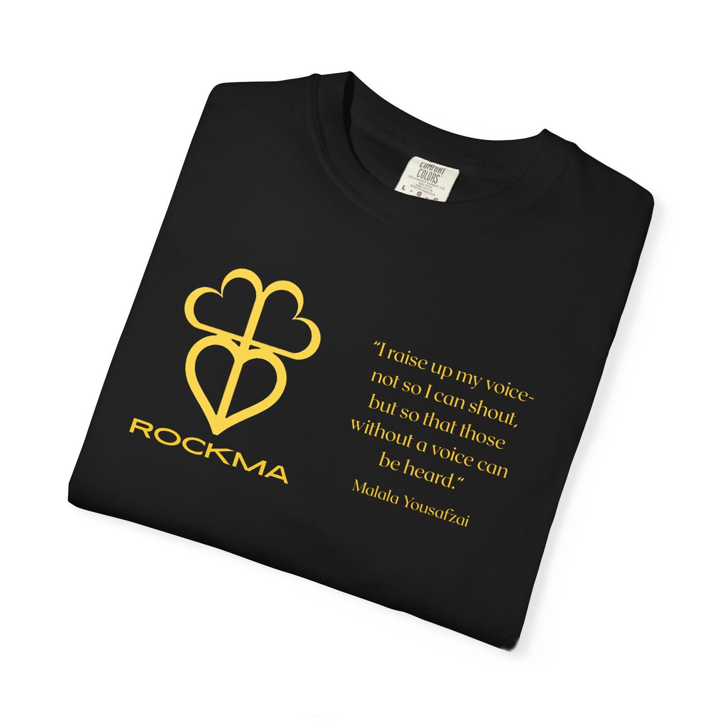 RockMa Malala Yousafzai Inspirational Unisex Soft-Washed Graphic T-shirt