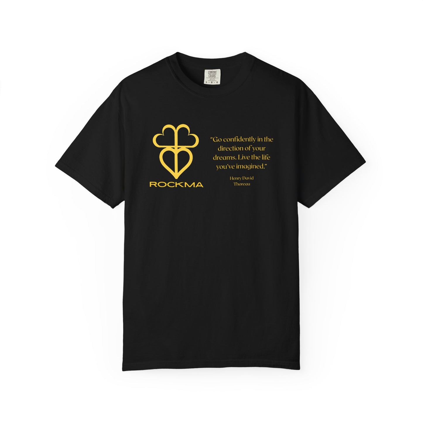 RockMa Henry David Thoreau Inspirational Unisex Soft-Washed Graphic T-shirt