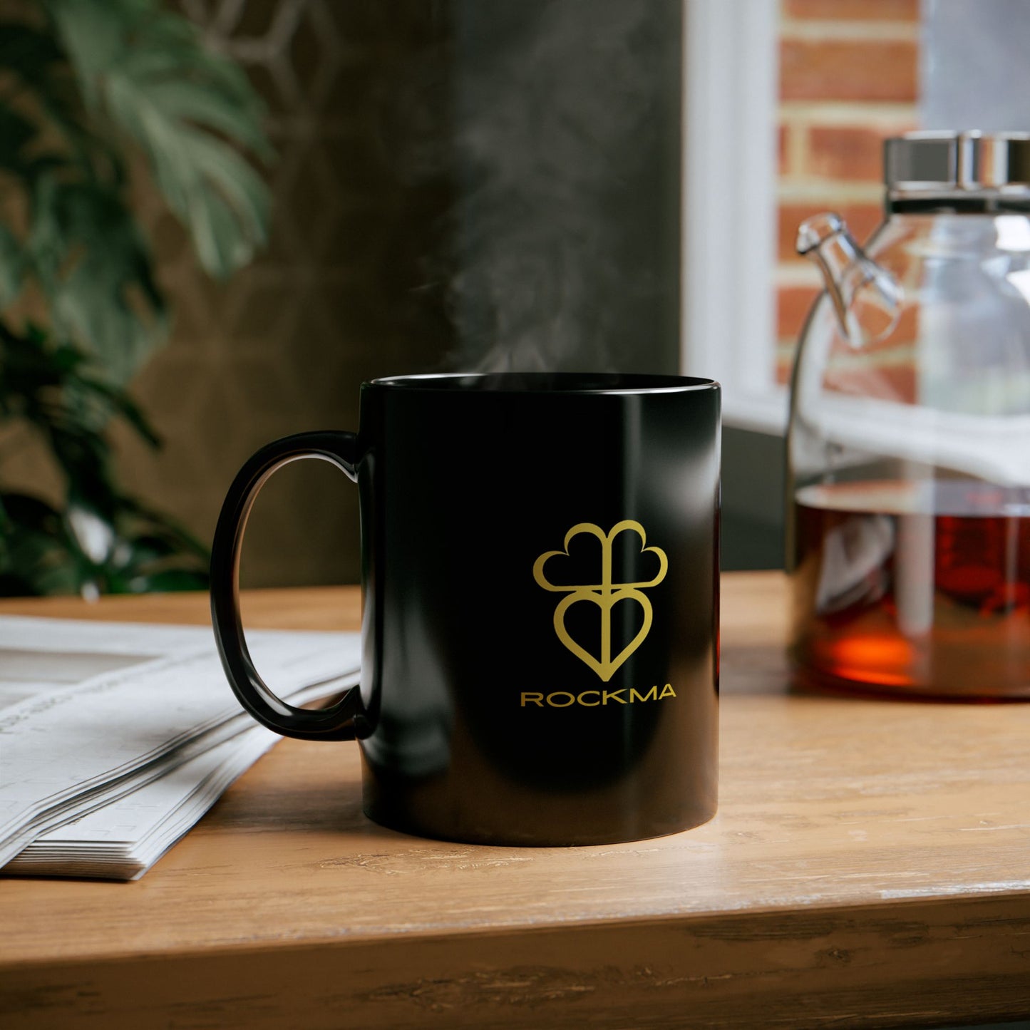 RockMa Nelson Mandela Inspirational Mug (11oz) Black