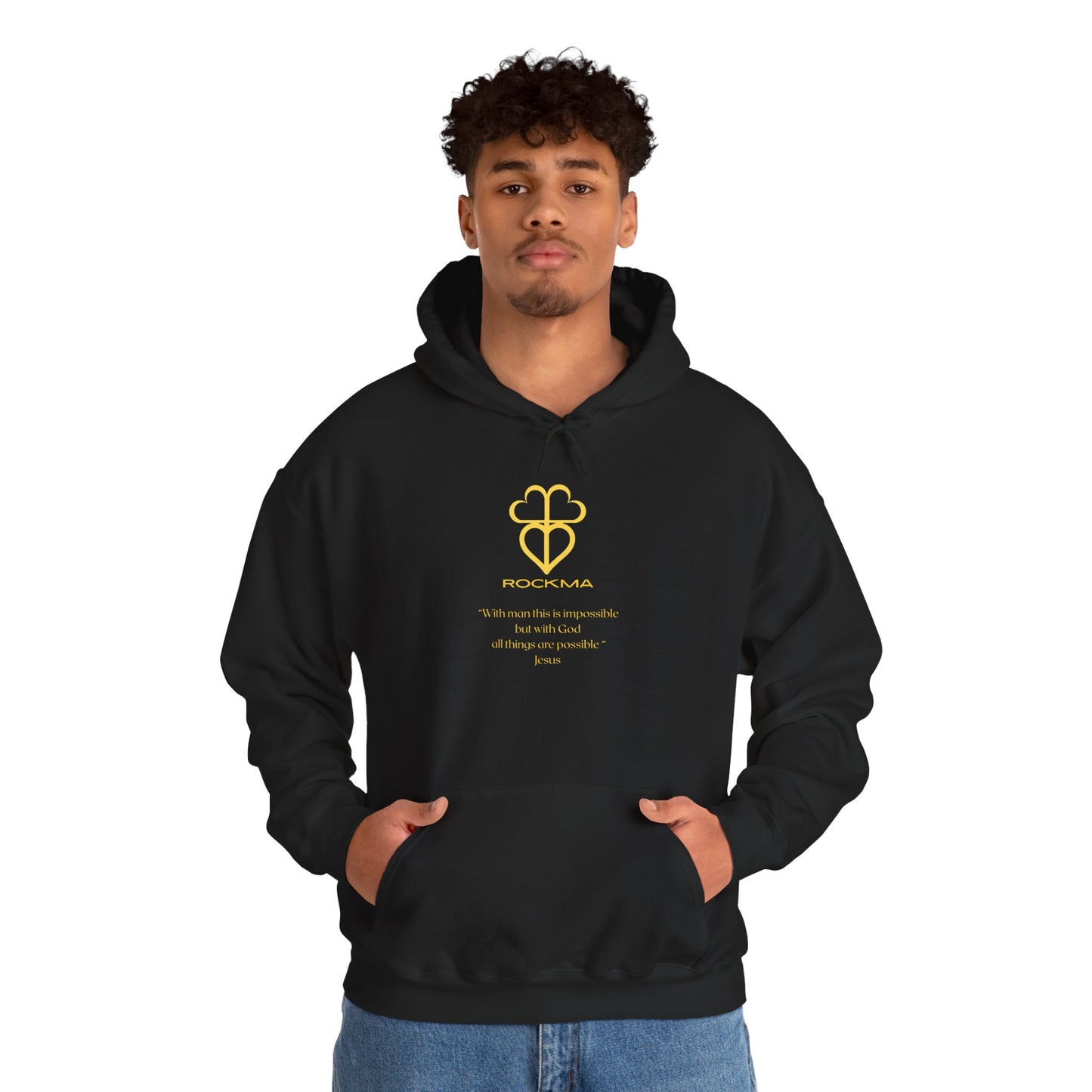 RockMa Jesus Cozy Unisex Heavy Blend™ Hoodie