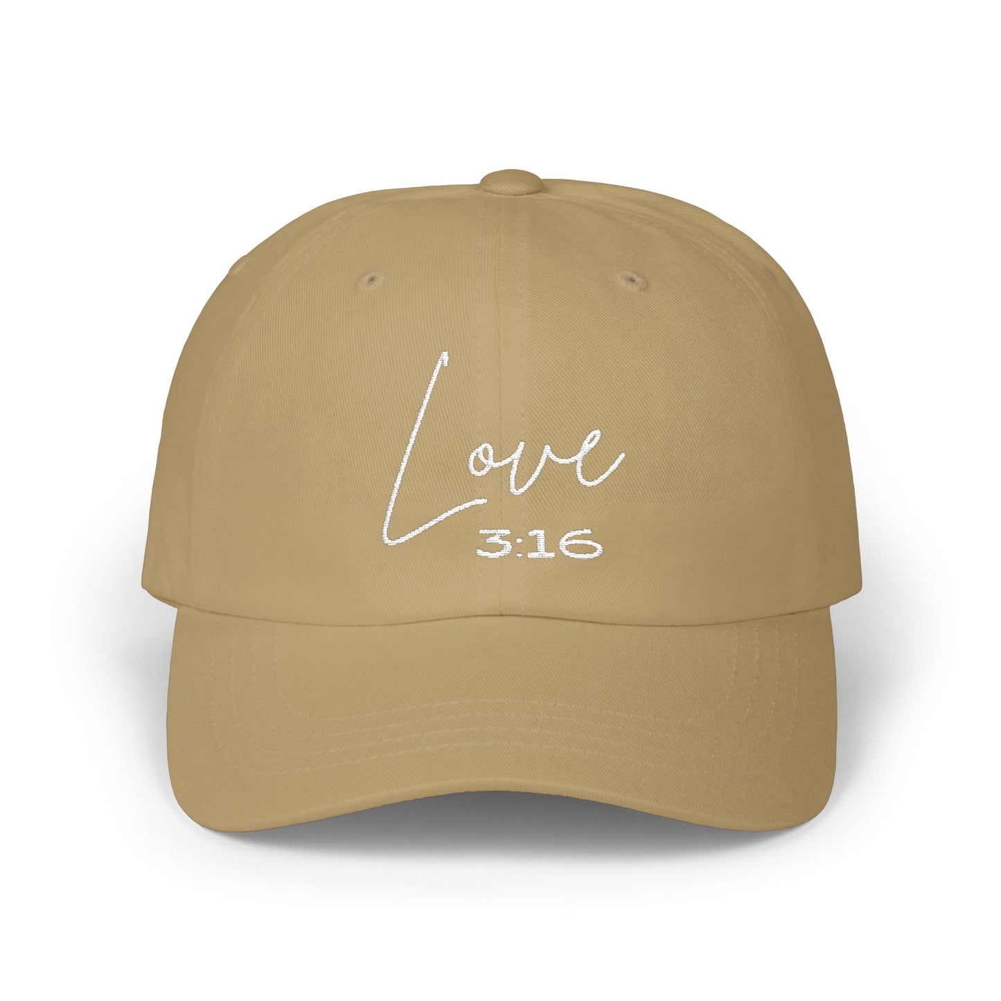 RockMa "Love 3:16" Embroidered Christian Baseball Hat