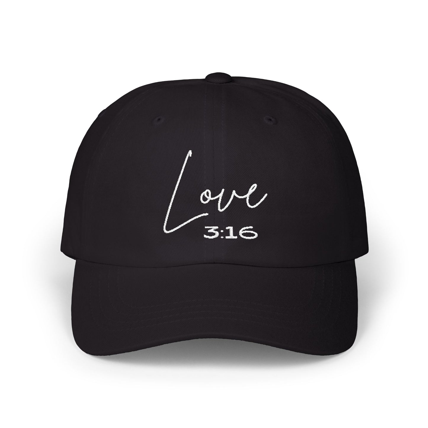 RockMa "Love 3:16" Embroidered Christian Baseball Hat