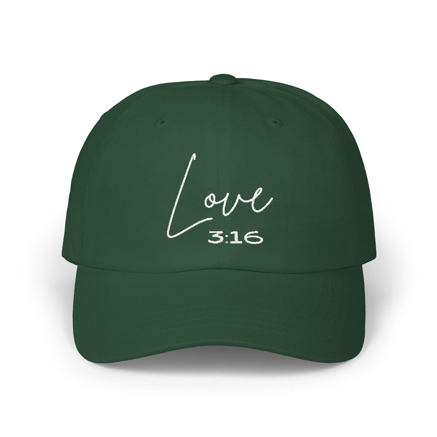 RockMa "Love 3:16" Embroidered Christian Baseball Hat