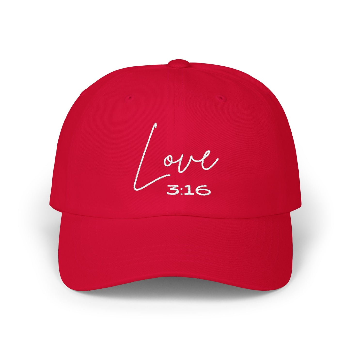 RockMa "Love 3:16" Embroidered Christian Baseball Hat